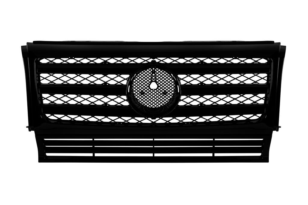 AUTOLUX Црн лак решетка со три лъча за Mercedes G класа W463 1990-2018