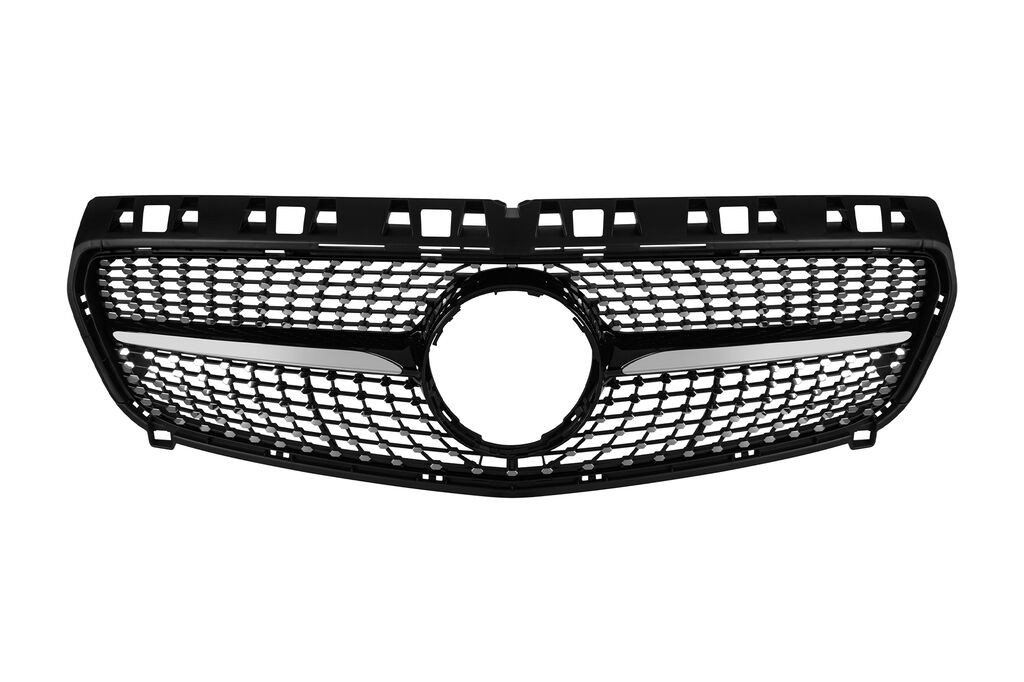 AUTOLUX Хром/црна дијамантна  решетка за Mercedes А класа W176 2013-2015