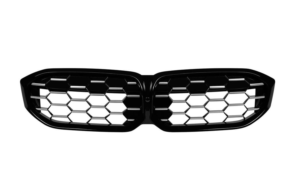 AUTOLUX Хром/црни  бубрезитип диамант за BMW серија 3 G20 седан, G21 караван по 2023