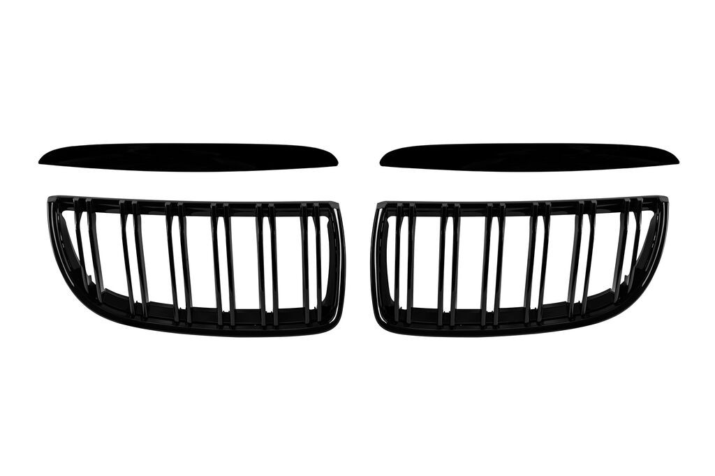 AUTOLUX Бубрези со двојни ребра црн лак за BMW серија 3 E90, E91 2005-2008