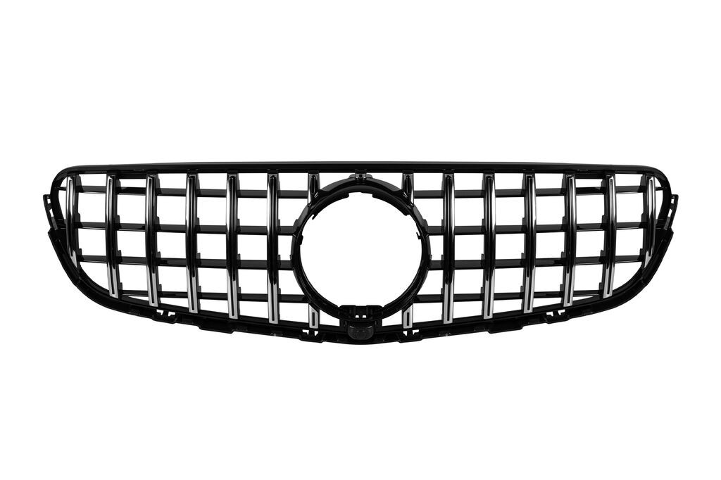 AUTOLUX Хром/црна решетка тип GT за Mercedes GLC SUV X253, GLC купе C253 2015-2018