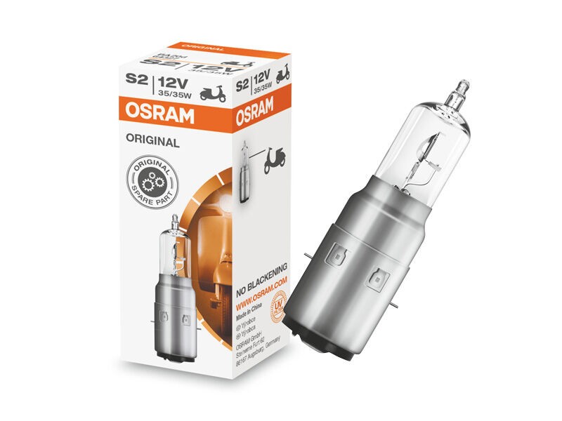 OSRAM Халогенска сијалица Osram Moto S2 Original 12V, 35/35W, BA20d, 1 бр.
