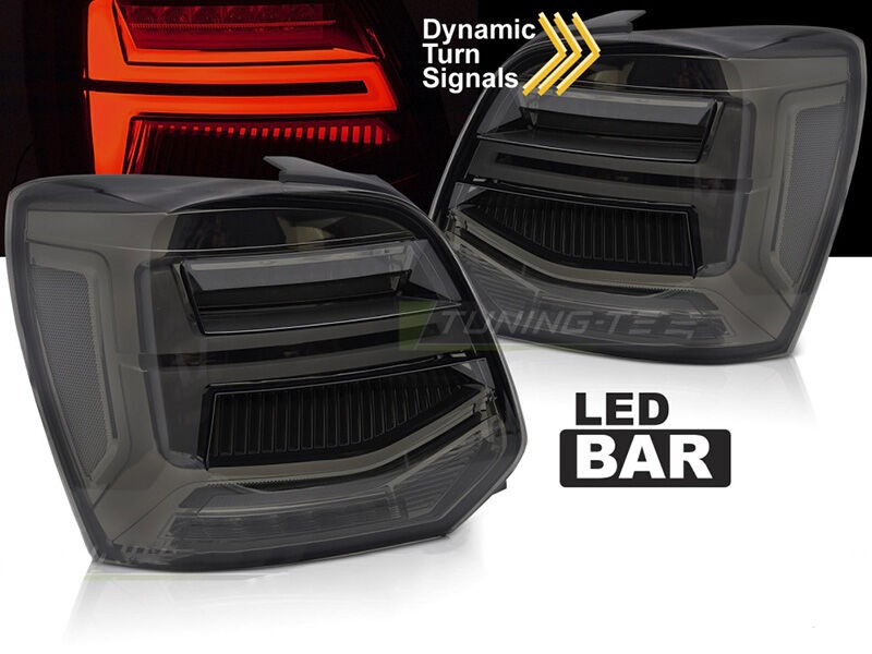 AUTOLUX Комплет LED штопови за VW Polo 2009-2017 хечбек, со затемнета основа