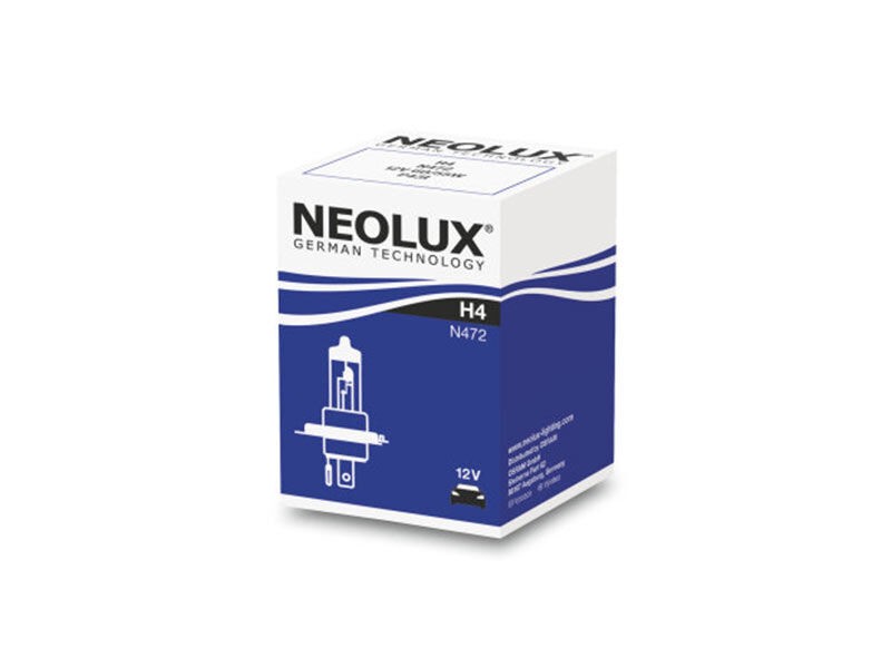 NEOLUX Халогенска сијалица NeoLux H4 Standard 12V, 60/55W, P43t, 1 бр.
