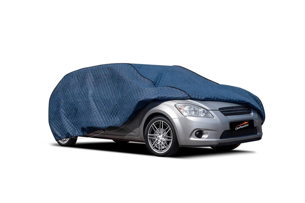 CARPASSION Церада Carpassion Pillow за автомобил седан против град размер XXL 500x535cm, боја сина