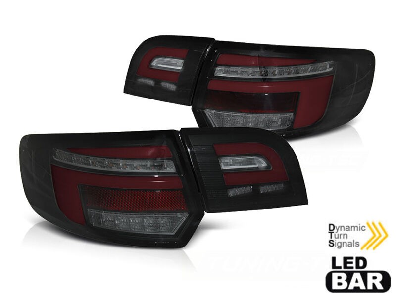 AUTOLUX Комплет тунинг LED штопови за Audi A3 8P Sportback 2003-2008 целосно затемнета основа, лев и десен