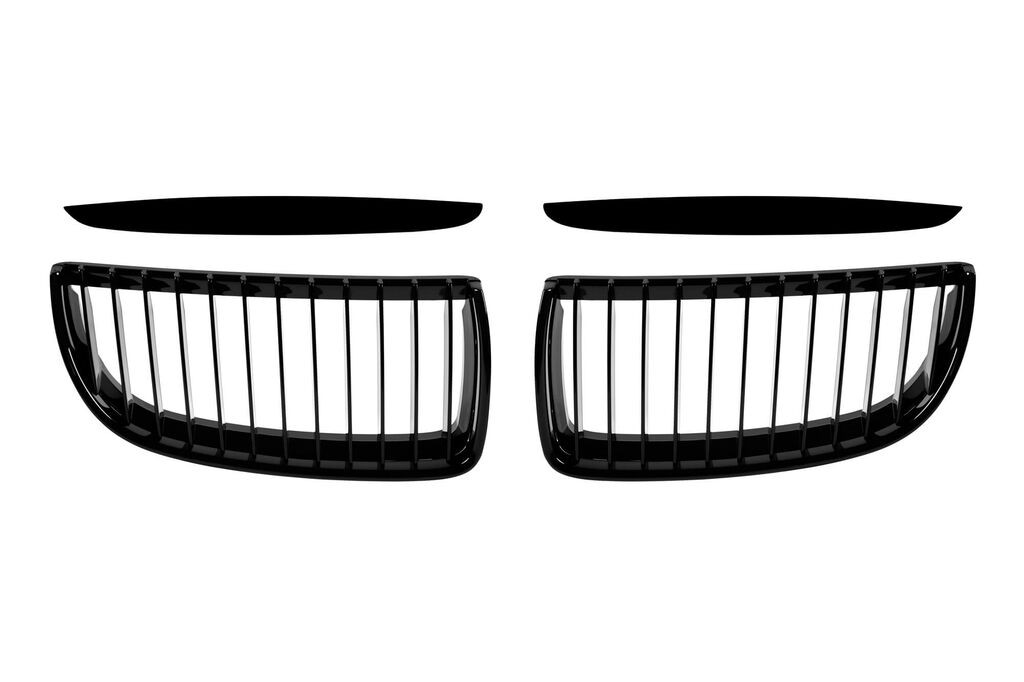 AUTOLUX Бубрези со единични ребра црн лак за BMW серија 3 E90, E91 2005-2007