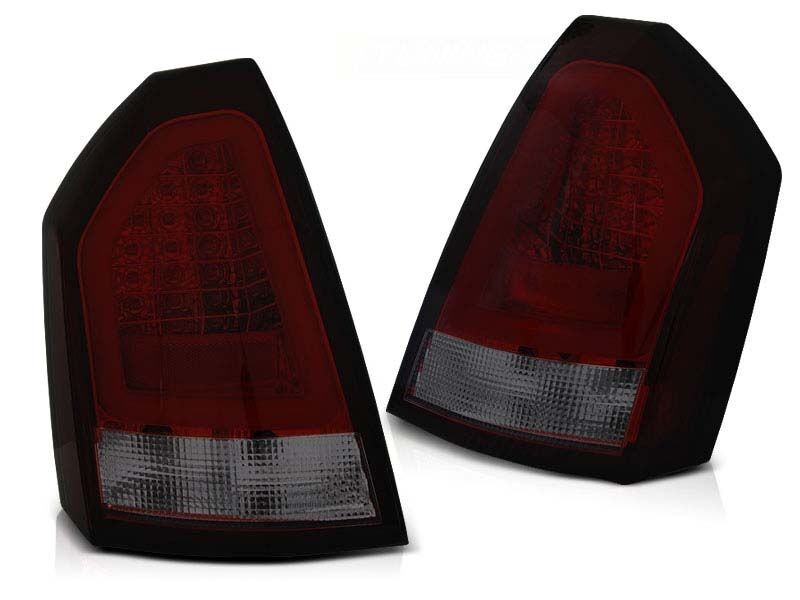 AUTOLUX Комплет тунинг LED штопови за Chrysler 300C 2005-2008 црвено/затемнети