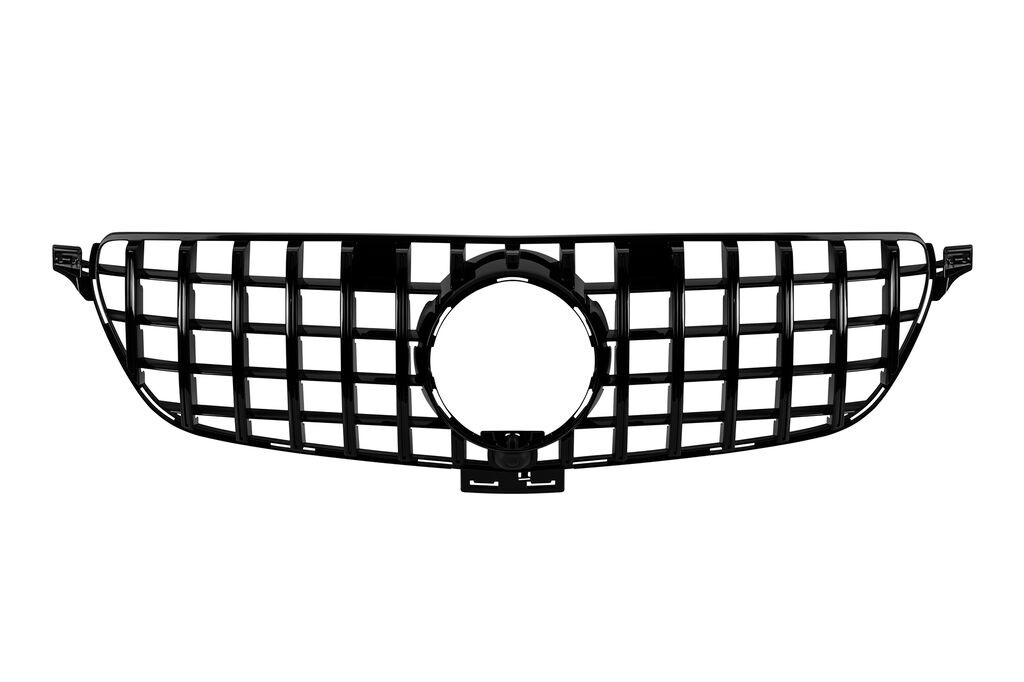 AUTOLUX Црн лак решетка тип GT за Mercedes GLE SUV W166, GLE купе C292 2015-2019