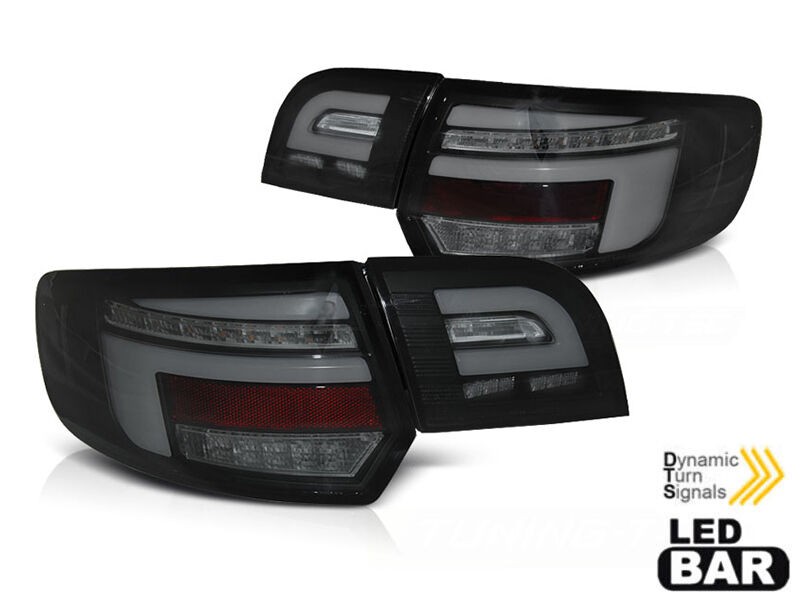 AUTOLUX Комплет тунинг LED штопови за Audi A3 8P Sportback 2008-2012 целосно затемнета основа, лев и десен