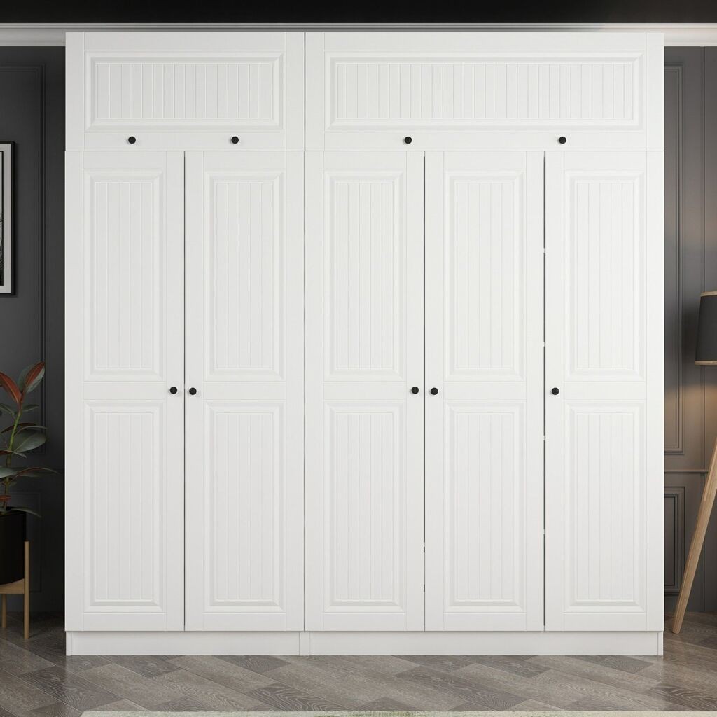 Гардеробер Hanah Home Kale-5137, 225x235x52 см, бела