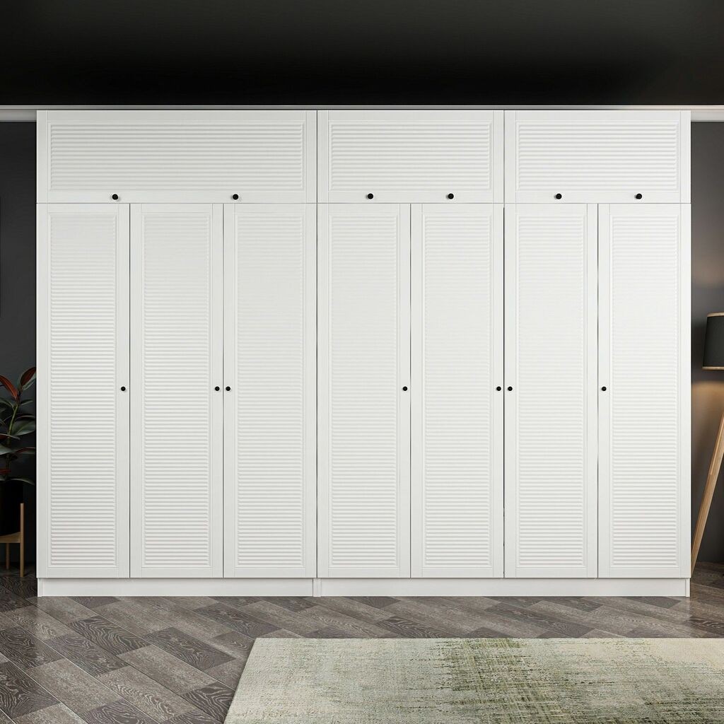 Гардеробер Hanah Home Minar Kale-8406, 315x235x52 см, бел