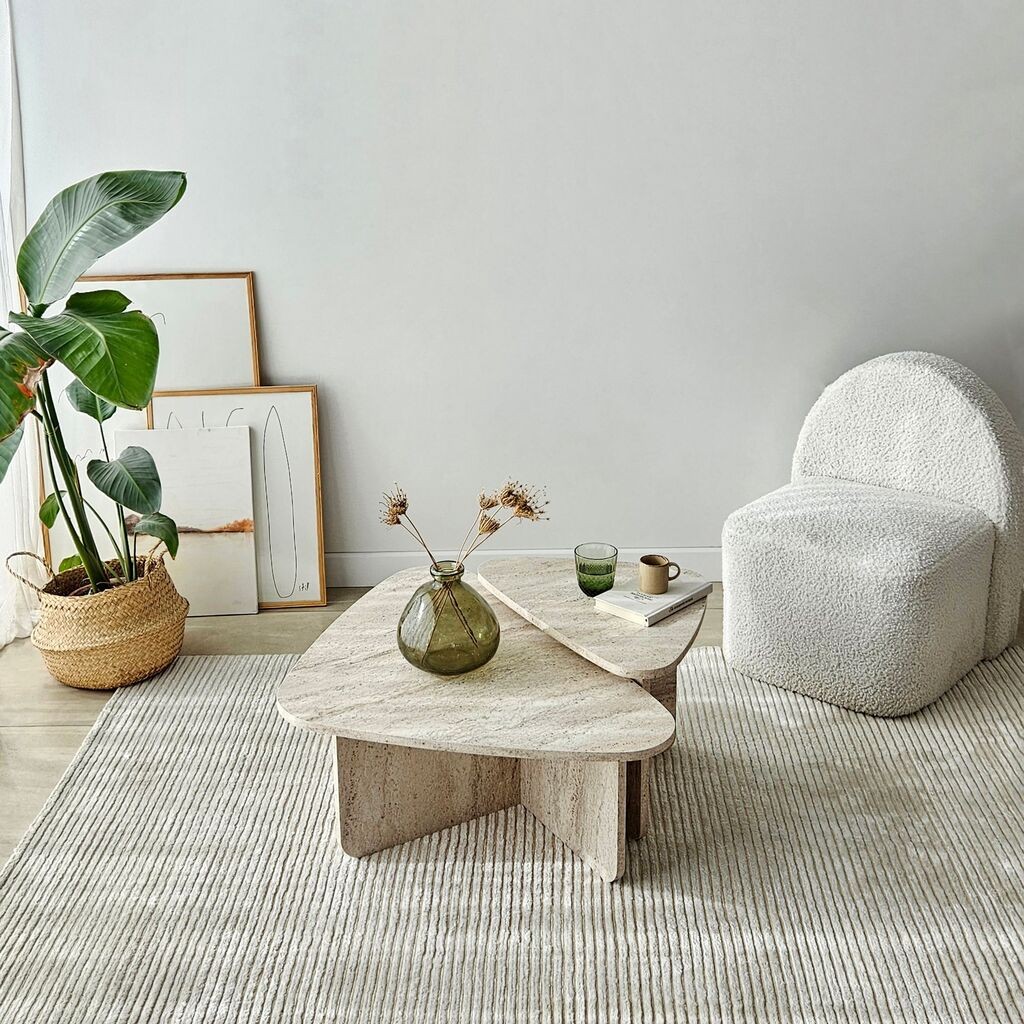 Комплет клуб маси Hanah Home Ballare, 2 парчиња, црна