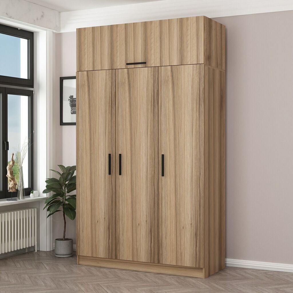 Гардеробер Hanah Home Minar 235, 135x235x52 см, кафеава