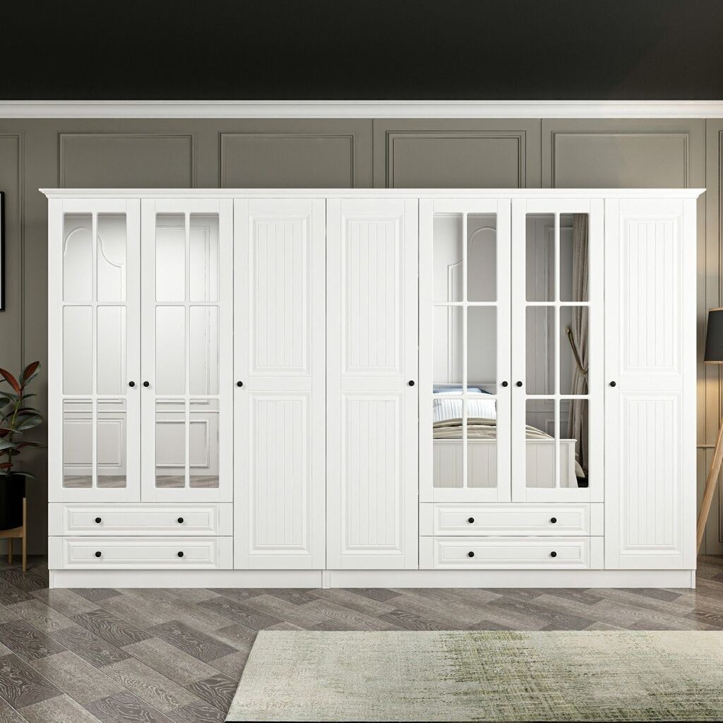 Гардеробер Hanah Home Kale-4022, 315x190x52 см, бела