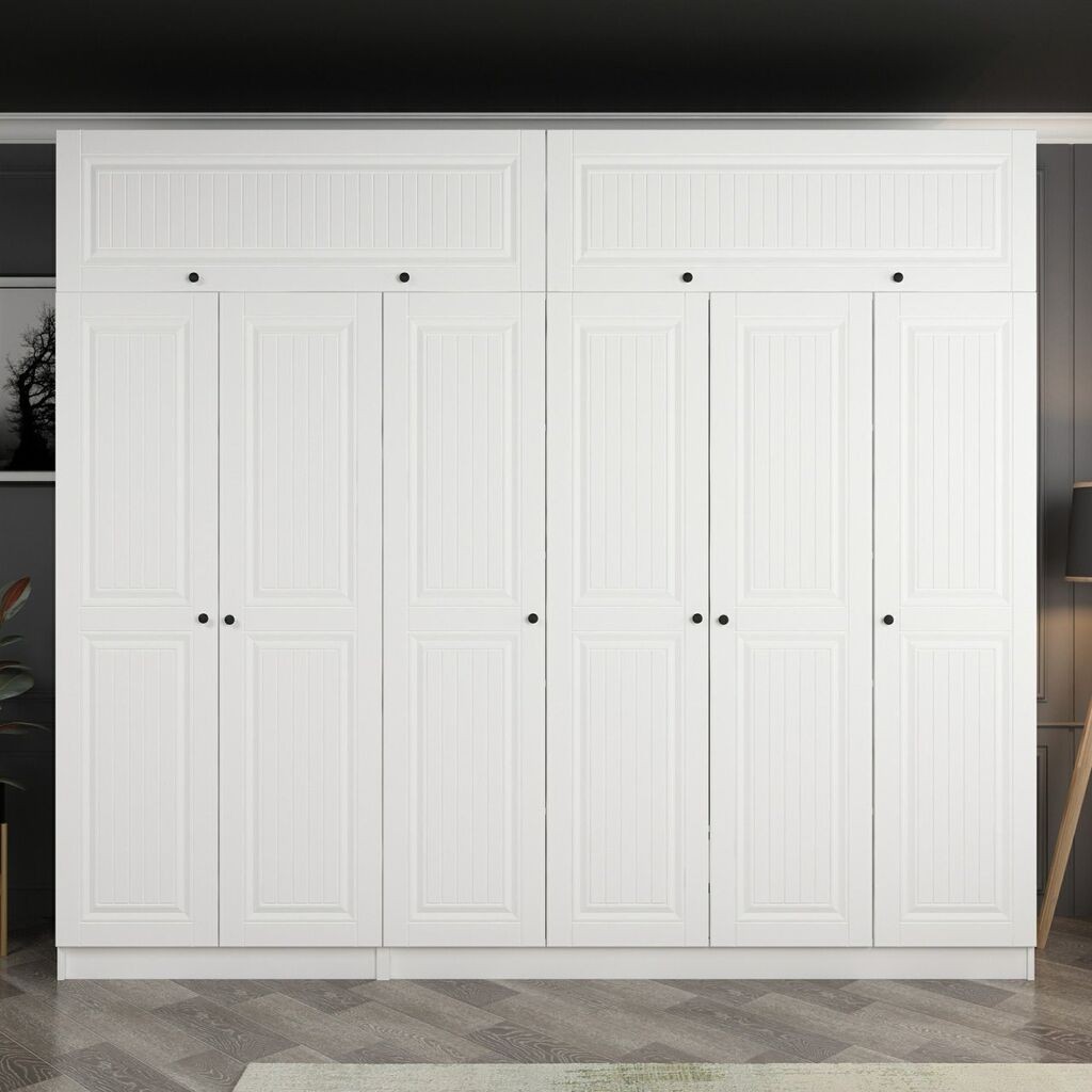Гардеробер Hanah Home Kale-5138, 270x235x52 см, бела