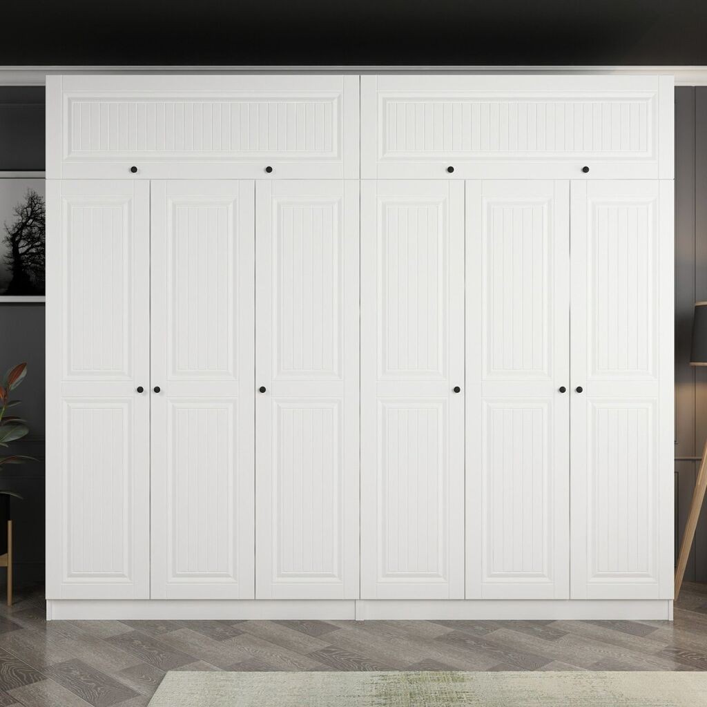 Гардеробер Hanah Home Kale-5230, 270x255x52 см, бела