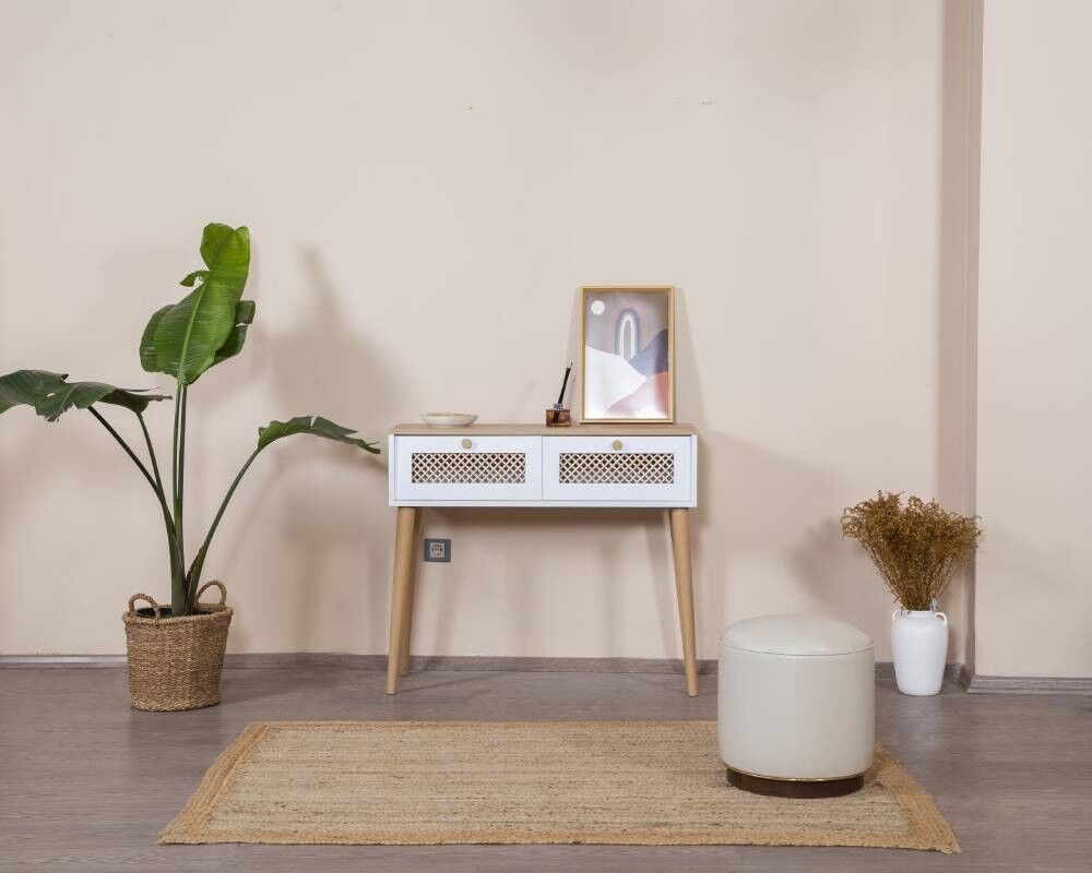 Комода Hanah Home Goose, 95x100x35 см, бела