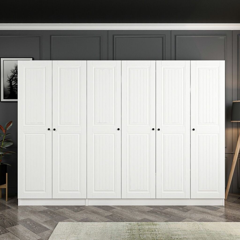 Гардеробер Hanah Home Kale-4010, 270x190x52 см, бела