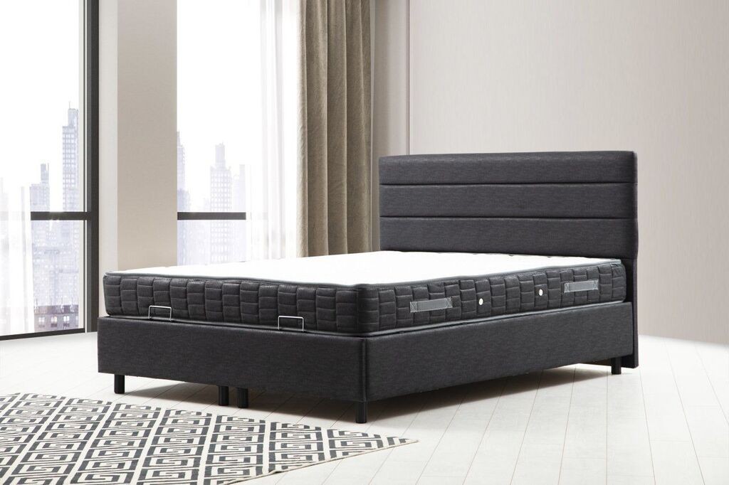 Француски кревет Hanah Home Motya, 150x114x200 см, Антрацит