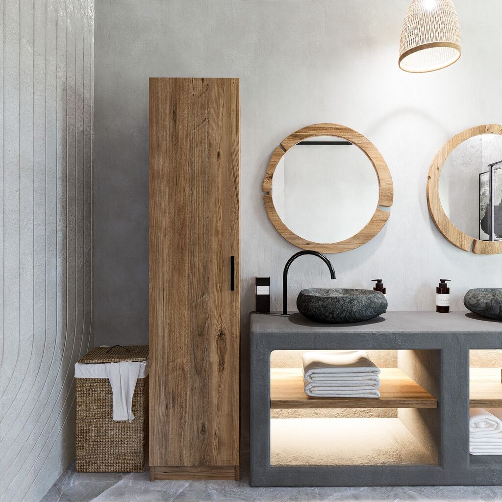 Гардеробер Ханах Хоум Јаман, 40x182x47 см, орев