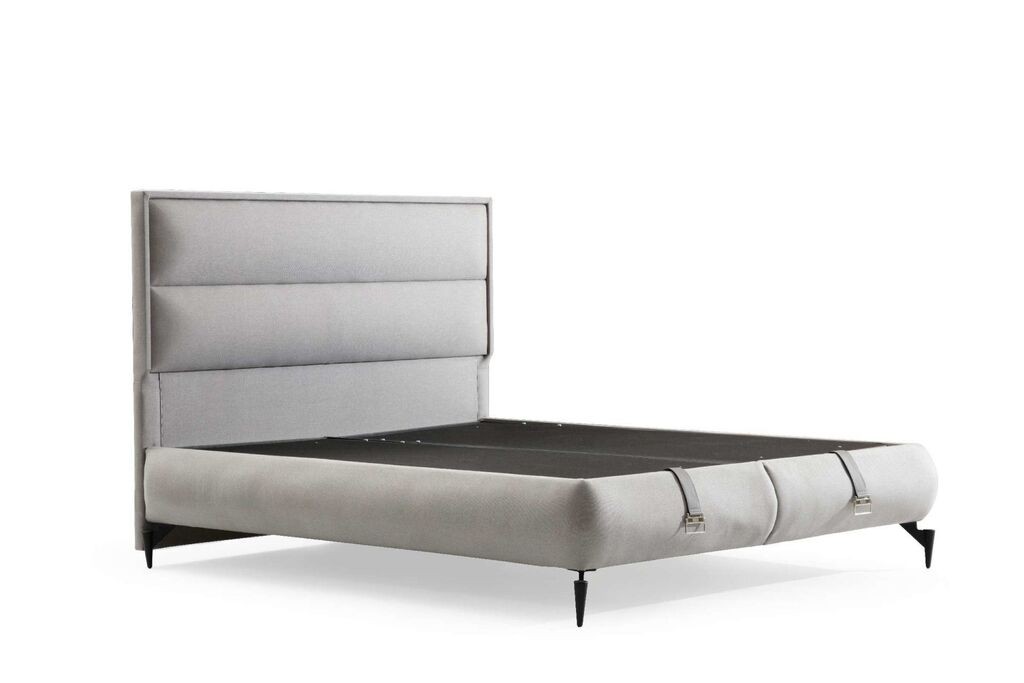 Рамка за кревет Hanah Home Fresh, 120x122x200 см, сива