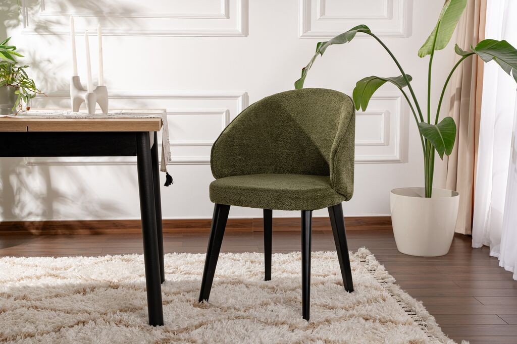 Hanah Home Комплет трпезариски столчиња Bentley, 2 парчиња, маслинеста боја