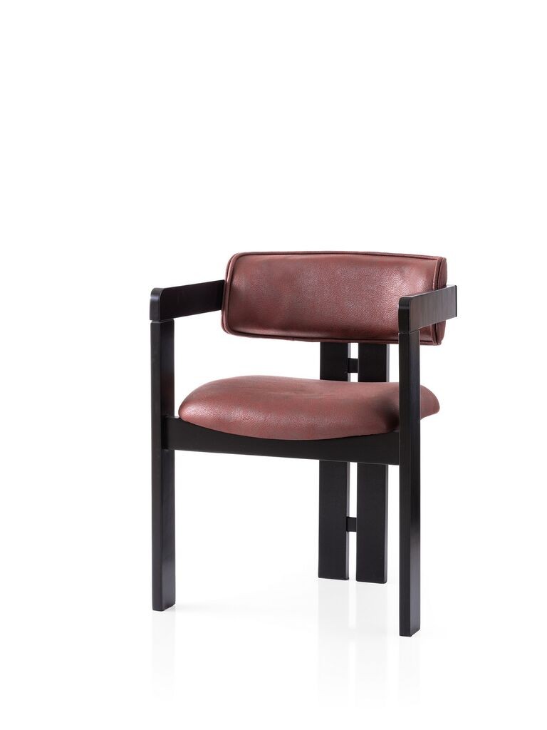 Трпезариска столица Hanah Home Cozy 047, 57x76x44 см, боја на бордо