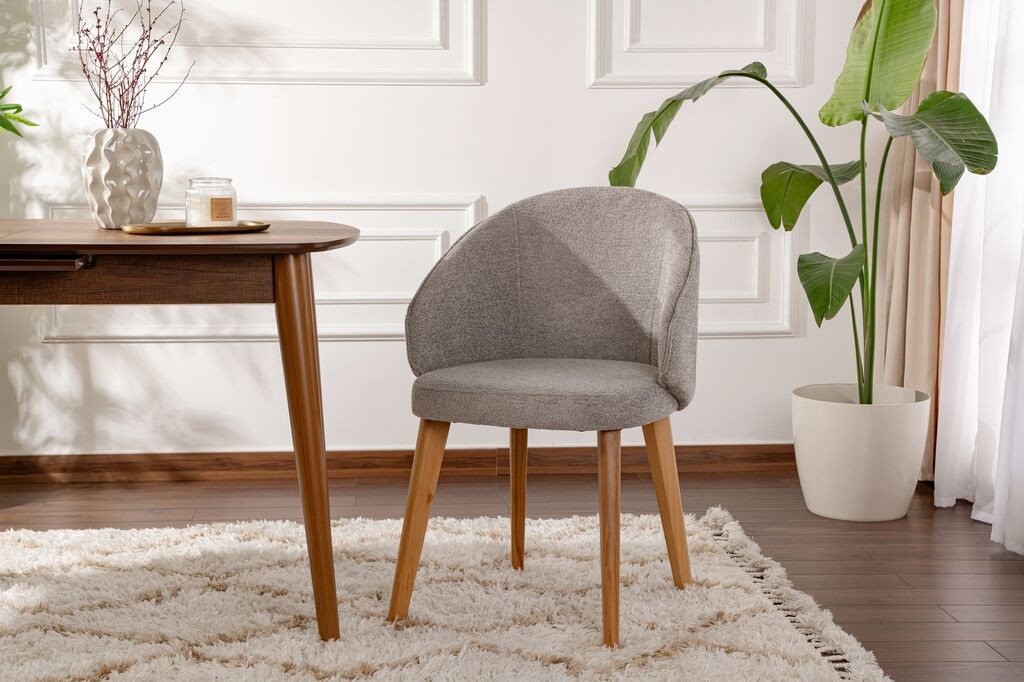 Hanah Home Комплет трпезариски столчиња Bentley, 2 парчиња, темно сива