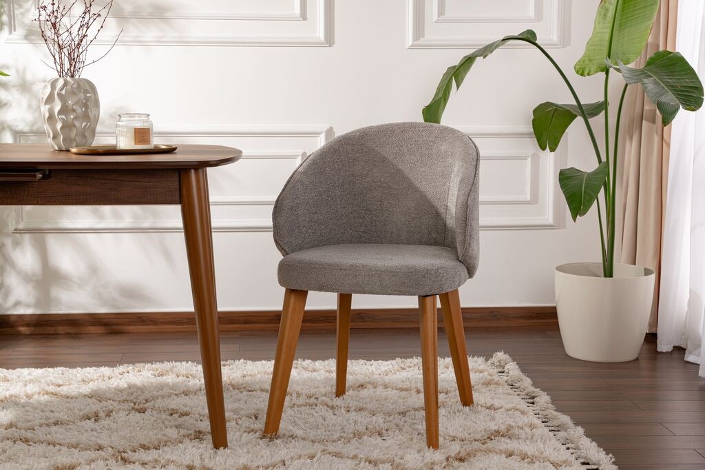 Hanah Home Комплет трпезариски столчиња Bentley, 2 парчиња, светло сива