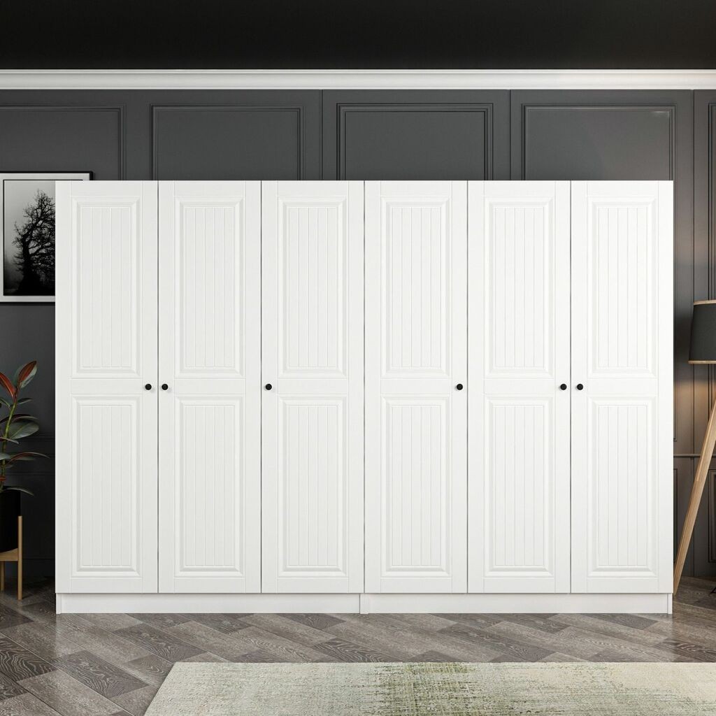 Гардеробер Hanah Home Kale-4011, 270x190x52 см, бела