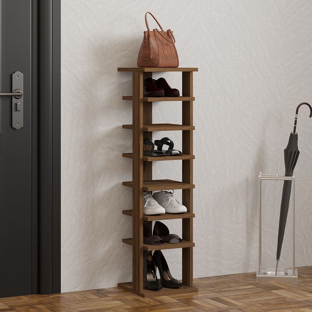 Полица за чевли Hanah Home Ayka, 29,6x110x29,6 см, орев