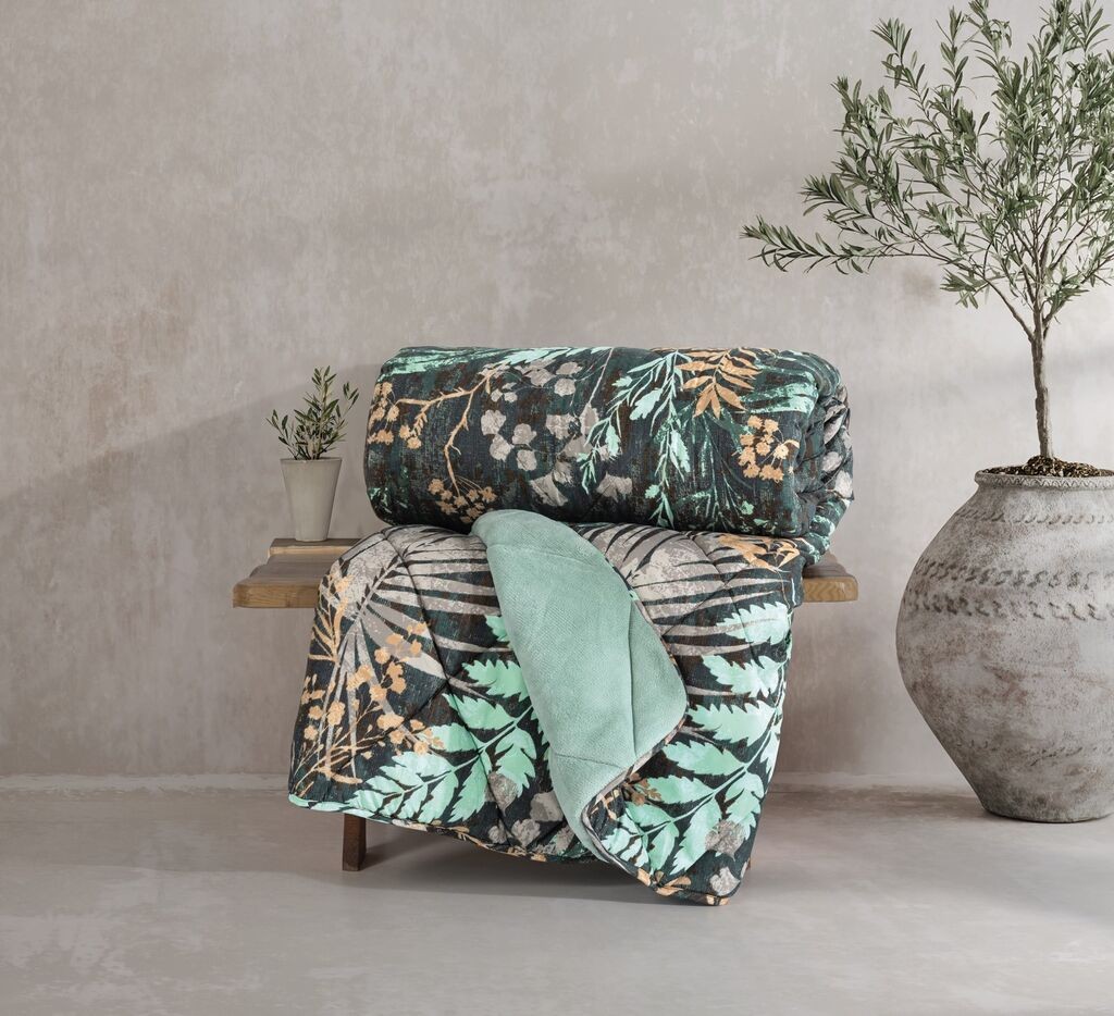 L'essentiel Maison Прекривка кадифе, 155x215 cm, Шарена