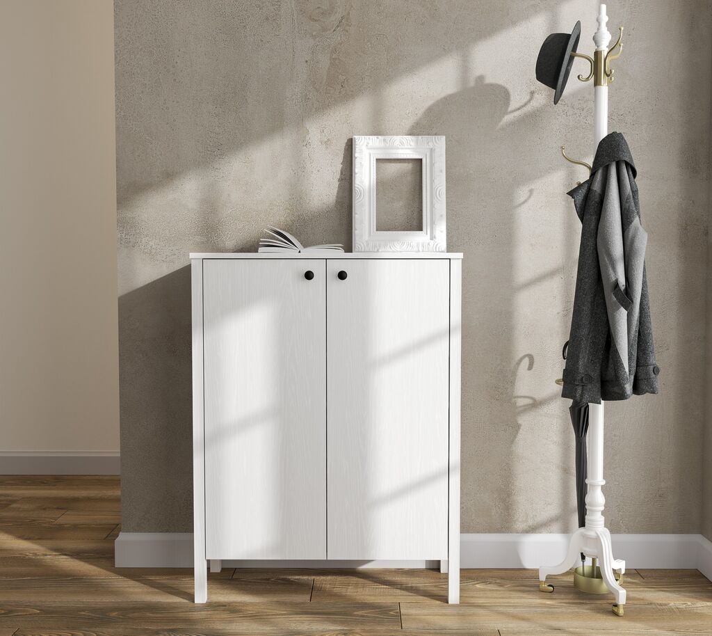 Полица за чевли Hanah Home FRN-20046, 90x118x35 см, бела