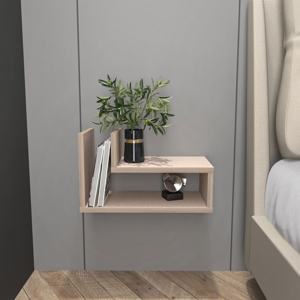 Ноќна масичка Hanah Home Lara, 45x26.8x22 см, беж