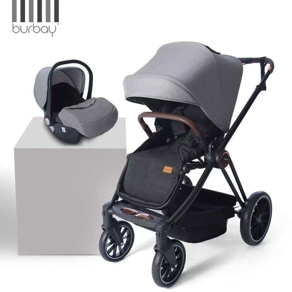 Количка Luccia - BURBAY сива AG202