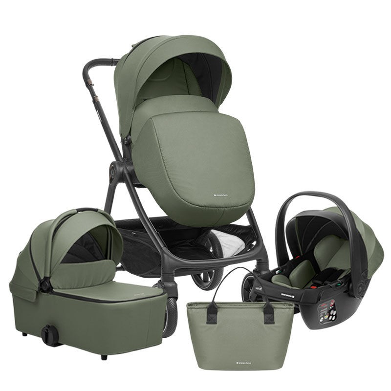 KIKKA BOO Количка 3Во1 со Корпа Modena Арми Зелена