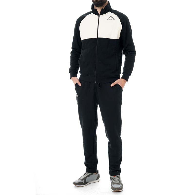 KAPPA Машки комплет тренерки Fadi, Црно-бели
