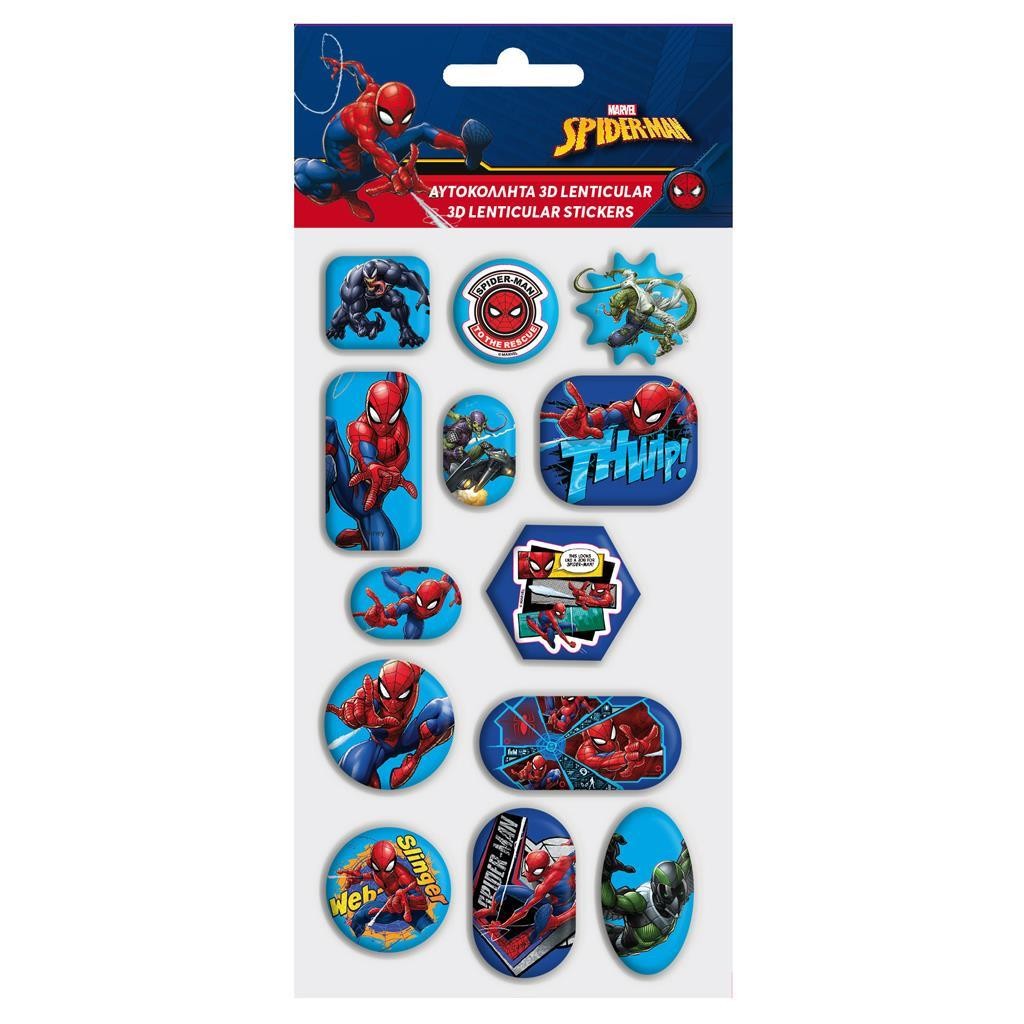 Диакакис Стикери 3Д Spiderman