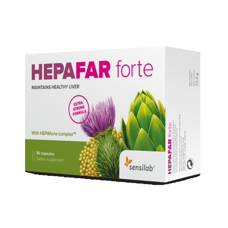 Sensilab Hepafar Forte Капсули за Возрасни, 30 Капсули