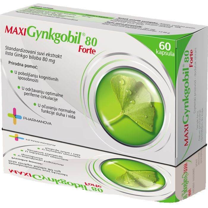 PHARMANOVA Maxi Gynkgobil 80 Forte Капсули, 60 Капсули