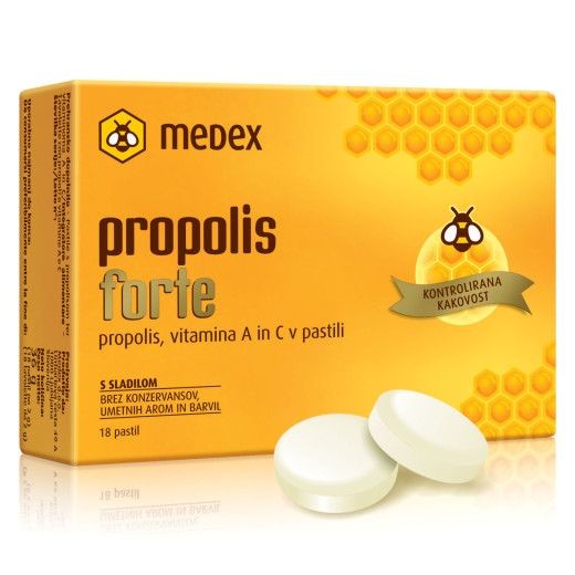 medex Medex Propolis Forte Пастили за Грло, 18 Пастили