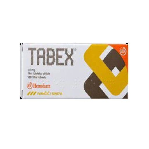 Hemofarm Tabex 1.5Mg Таблети, 100 Таблети