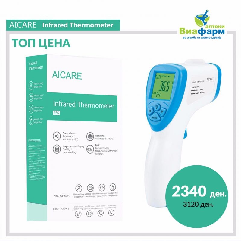 Geratherm Infrared Thermometer A66 Безконтактен Термометар