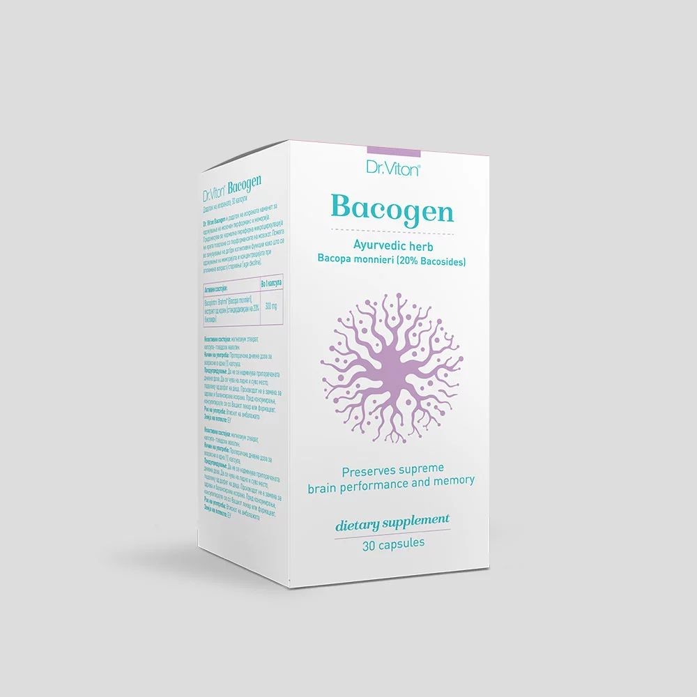 Dr.Viton Dr.Viton Bacogen Капсули, 30 Капсули
