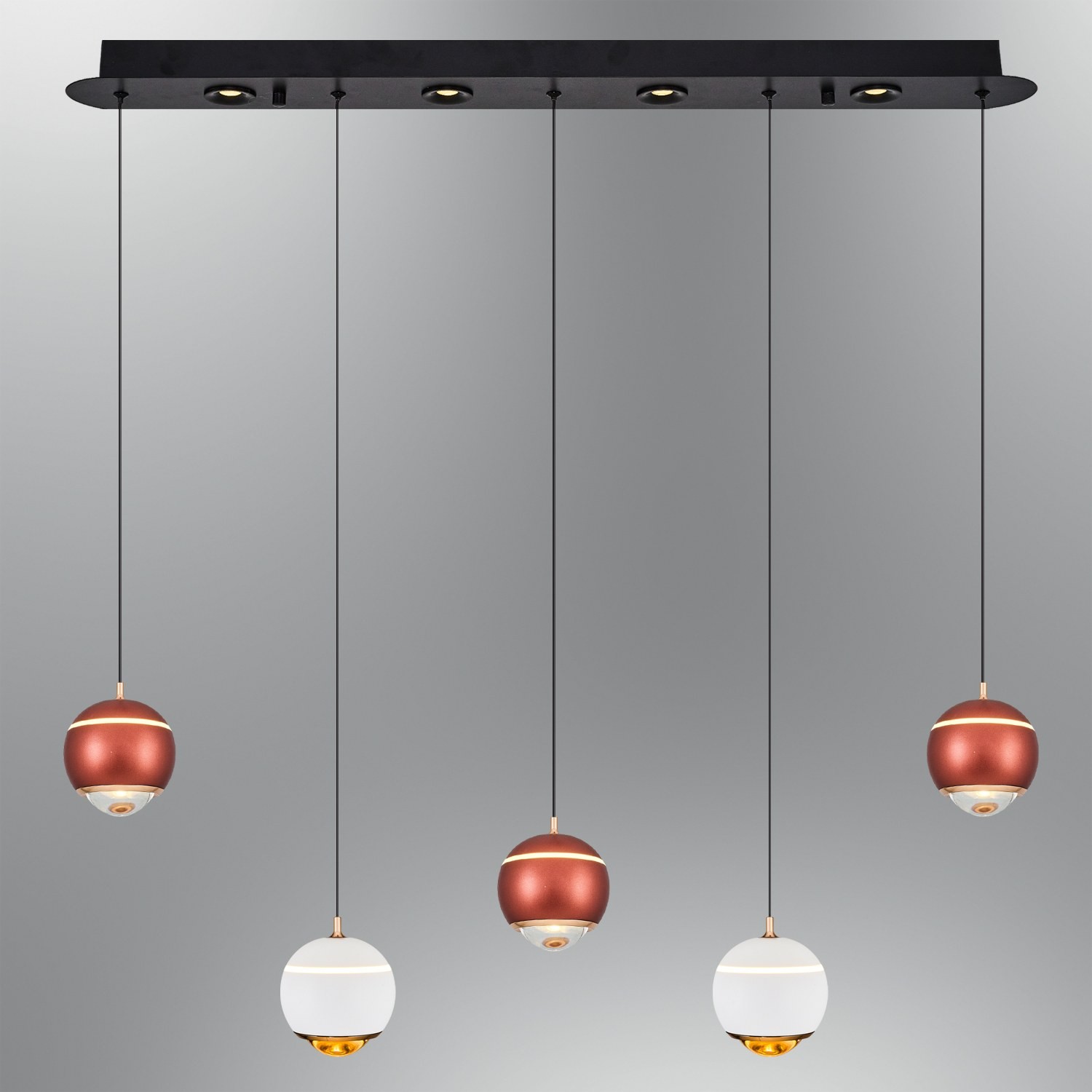 Opviq Luster 2806-5AS-0104, 120 см90 см 5x13W, LED