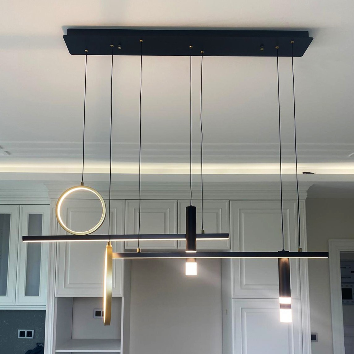 Opviq Luster 3135, 115 см, 120 см, 65W, LED