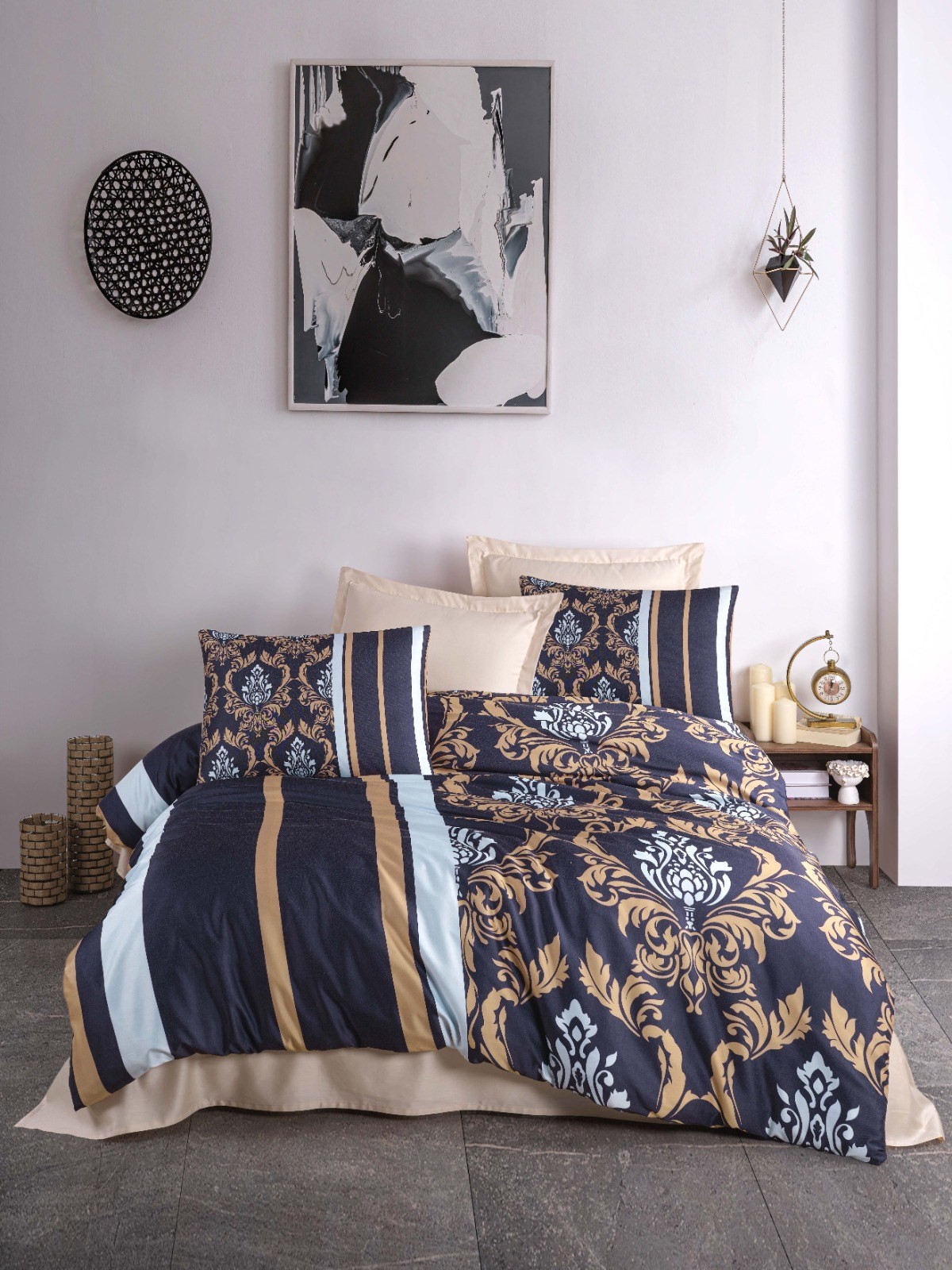 Комплет постелнина L'essentiel Maison 487, 200x220 cm, Шарена