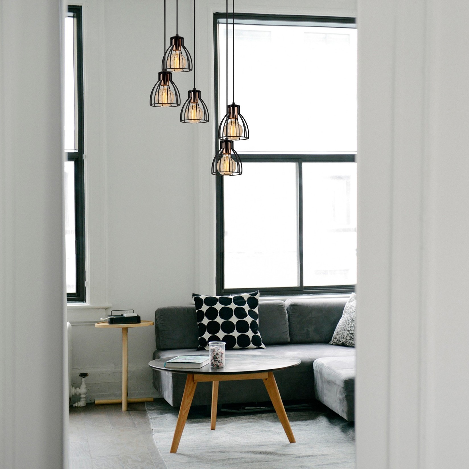 Opviq Luster Kemah-N-1237, 109 см, 47 см, 5xE27, 40W