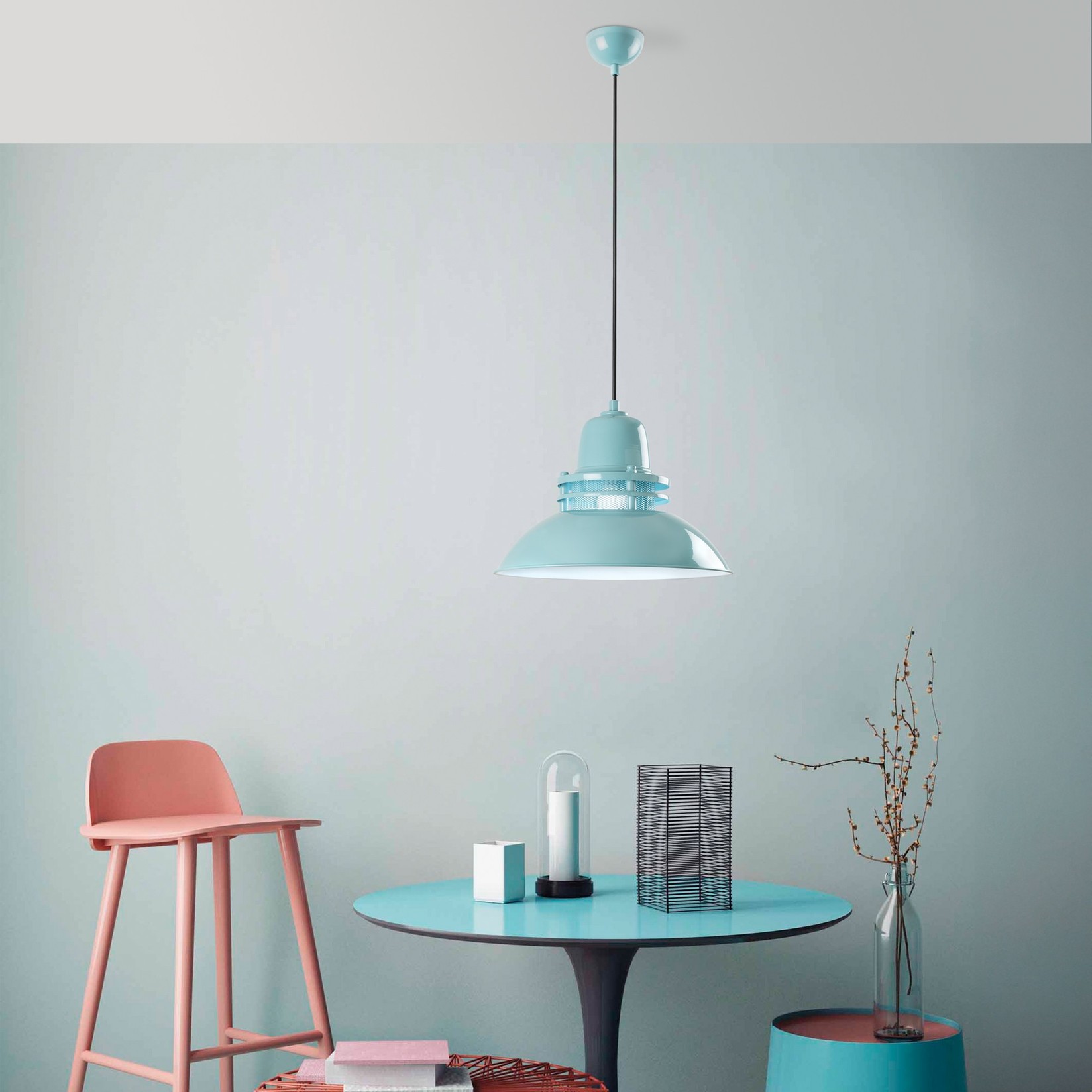 Opviq Luster TIBET-3735-RETRO, 34-123 см, O34 см, E27, IP20, кафеава